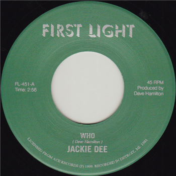 Jackie Dee 7
 - FIRST LIGHT