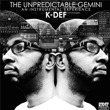 K-DEF - THE UNPREDICTABLE GEMINI LP (Red Vinyl) - REDEFINITION RECORDS