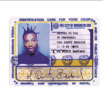 OL DIRTY BASTARD - BROOKLYN ZOO (ID CARD SHAPE VINYL) - Get On Down