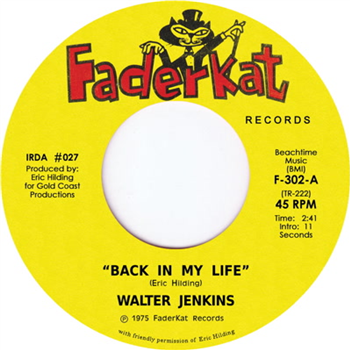 Walter Jenkins - Back in My Life - Tramp Records