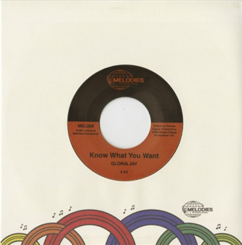 Gloria Jay - Know What You Want 7 - Melodies International Gloria Jay - Know What You Want 7 - Melodies International
