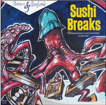 GRIME-N & STAR- FUNKLE - Sushi Breaks (7" Edition White Vinyl) - Illect