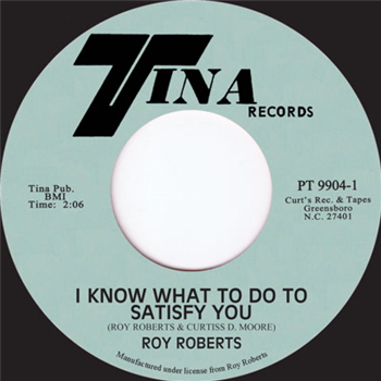Roy Roberts - I Know What To Do To Satisfy You - Perfect Toy