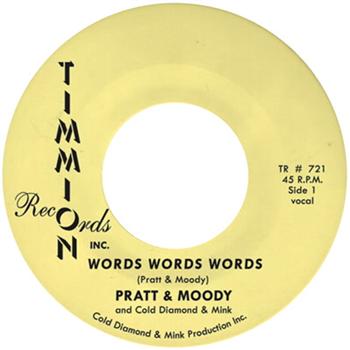 Pratt & Moody - Words Words Words (feat. Cold Diamond & Mink) - Timmion