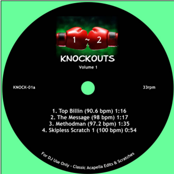 DJ Sausage Fingaz - 1-2 Knockouts Vol. 1 (7 Green Vinyl) - Dinked Records