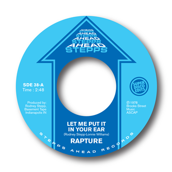 RAPTURE   - STEPPS AHEAD / SUPER DISCO EDITS