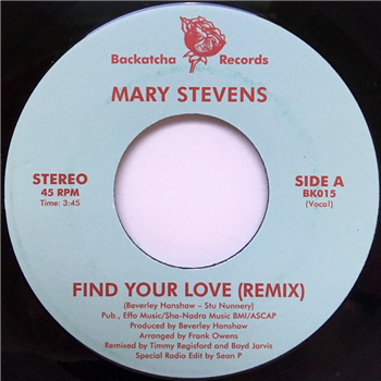 Mary Stevens – Sean P Radio Edits 7 - Backatcha
