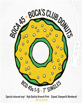 BOCA 45 – Boca’s Club Donuts (5 X 7 Boxset) - BOCAS CLUB DONUTS