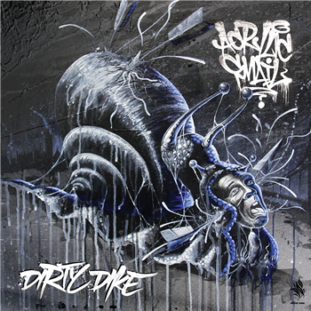 DIRTY DIKE - ACRYLIC SNAIL (2 X Marbled Blue LP + 16 PAGE BOOK) - High Focus Records