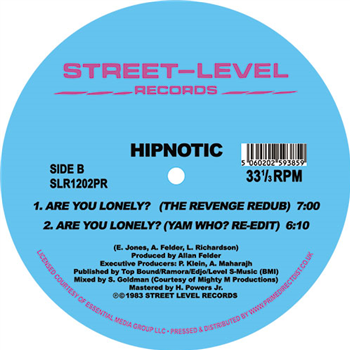 Hipnotic - Are You Lonely Remixes - Street Level Records Hipnotic - Are You Lonely Remixes - Street Level Records