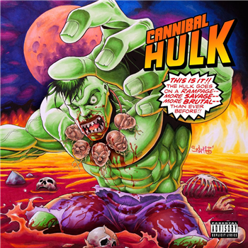 ILL BILL & Stu Bangas - Cannibal Hulk - GREEN VINYL LP - Uncle Howie Records