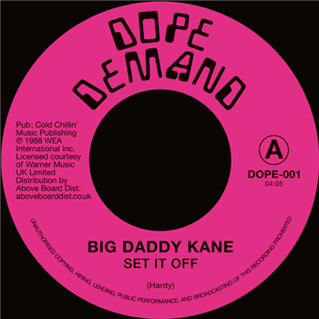 Big Daddy Kane - Set It Off - Dope Demand Big Daddy Kane - Set It Off - Dope Demand