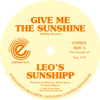 LEO’S SUNSHIPP - Give Me The Sunshine/I’m Back For More (Yellow Vinyl) - EXPANSION RECORDS