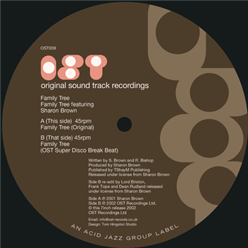Family Tree Ft. Sharon Brown - OST Recordings Family Tree Ft. Sharon Brown - OST Recordings