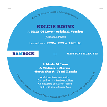 Reggie Boone - Made Of Love - RAMROCK BLUE