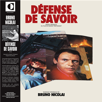 BRUNO NICOLAI - DÉFENSE DE SAVOIR - Transversales Disques