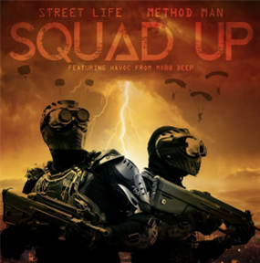 Method Man x Street Life - Squad Up b/w Instrumental (Red Vinyl 7") - Street Education Records