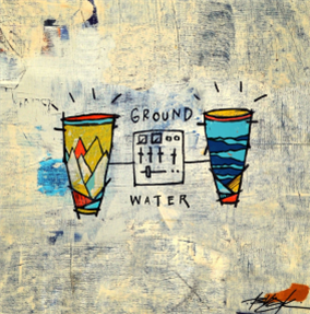 Blu & Damu The Fudgemunk - Ground & Water (Blue Vinyl) - REDEFINITION RECORDS