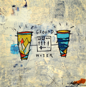Blu & Damu The Fudgemunk - Ground & Water (Blue Vinyl) - REDEFINITION RECORDS Blu & Damu The Fudgemunk - Ground & Water (Blue Vinyl) - REDEFINITION RECORDS