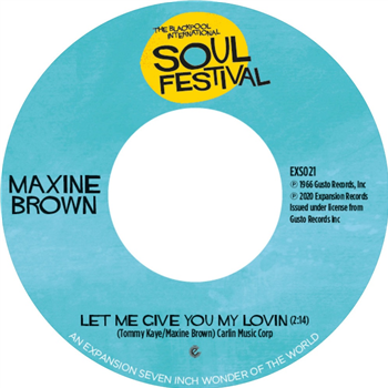 MAXINE BROWN - EXPANSION RECORDS
