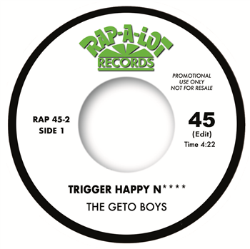 Geto Boys - Trigger Happy Nigga / Scarface - RAP A LOT