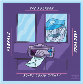 PENPALS x Lars Viola - The Postman Always Rings Twice (Blue Vinyl LP) - HHV