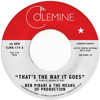 Ben Pirani - Thats The Way It Goes - Colemine Records