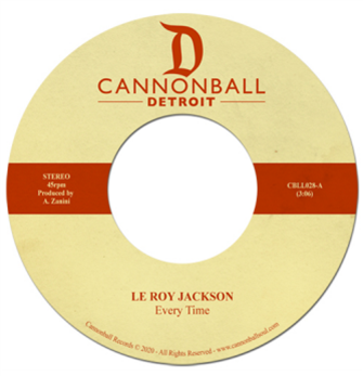 Le Roy Jackson – Every Time - CANNONBALL RECORDS Le Roy Jackson – Every Time - CANNONBALL RECORDS