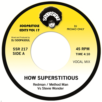 Redman/Method Man vs Stevie Wonder - How Superstitious - SOOPASTOLE