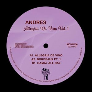 ANDRES - Allegria De Vino Vol 1 - MotorCity Wine