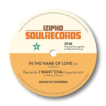 SOUND OF SUPERBAD - I WANT ‘CHA (frosted white or black vinyl) - IZIPHO SOUL SOUND OF SUPERBAD - I WANT ‘CHA (frosted white or black vinyl) - IZIPHO SOUL