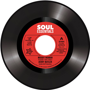 JERRY BUTLER – Moody Woman / Stop Steppin’ On My Dreams - Outta Sight Soul Essentials