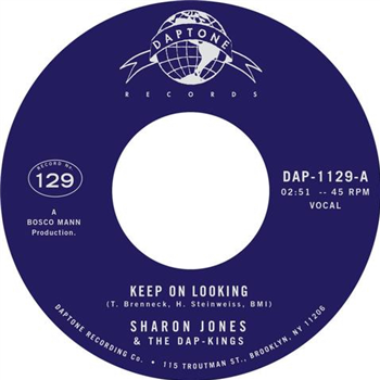 Sharon Jones & The Dap-Kings - Keep On Looking/Natural Born Lover – Instrumental (With Strings) - Daptone Records
