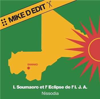 IDRISSA SOUMAORO Et LECLIPSE De LIJA - NISSODIA (MIKE D (BEASTIE BOYS) EDIT) (NEON ORANGE VINYL) - Mr Bongo Records