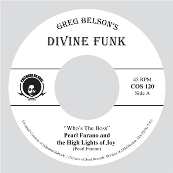 Pearl Farano & The High Lights Of Joy / Zella Jackson - Cultures Of Soul