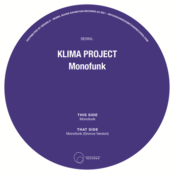 Monofunk - Klima Project (Black Vinyl) - Sound Exhibitions Records