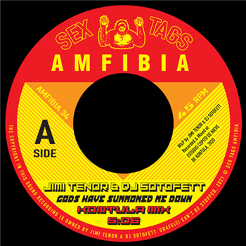 JIMI TENOR & DJ SOTOFETT - Gods Have Summoned Me Down (7") - Amfibia