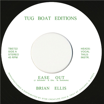 Brian Ellis - EASE OUT (COLOR VINYL) 7" - TUGBOAT EDITIONS Brian Ellis - EASE OUT (COLOR VINYL) 7" - TUGBOAT EDITIONS