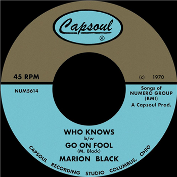 Marion Black - Sky Blue Vinyl - Numero Group
