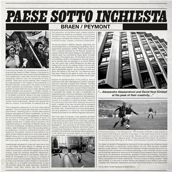 BRAEN & PEYMONT - Paese Sotto Inchiesta (LP) - MUSICA PER IMMAGINI BRAEN & PEYMONT - Paese Sotto Inchiesta (LP) - MUSICA PER IMMAGINI
