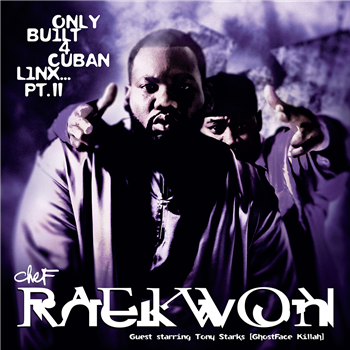 Raekwon - Only Built 4 Cuban Linx... Pt. II - Half-and-half purple & yellow with
black splatter Vinyl, featuring an OBI
strip and printed insert. - FAT BEATS / ICE H20 Raekwon - Only Built 4 Cuban Linx... Pt. II - Half-and-half purple & yellow with
black splatter Vinyl, featuring an OBI
strip and printed insert. - FAT BEATS / ICE H20
