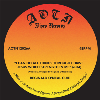 Reginald ONeal Cuie - I Can Do All Things Through Christ Jesus Which Strengthen Me - Athens Of The North Reginald ONeal Cuie - I Can Do All Things Through Christ Jesus Which Strengthen Me - Athens Of The North