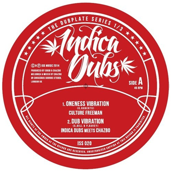 Culture Freeman / Chazbo / Miss A - The Dubplate Series Part 1 (10) - Indica Dubs