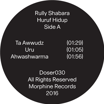 RULLY SHABARA - HURUF HIDUP - MORPHINE RECORDS