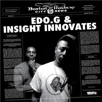 Edo.G & Insight Innovates  - Edo.G & Insight Innovates - PRESSED ON OPAQUE BLUE VINYL - Brick Records