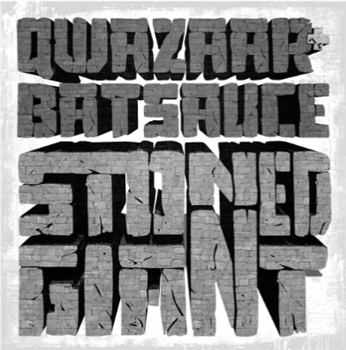 Qwazaar & Batsauce - Stoned Giant (Marbled Stone Grey LP) - Full Plate Qwazaar & Batsauce - Stoned Giant (Marbled Stone Grey LP) - Full Plate