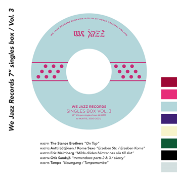 We Jazz Records 7" Singles Box / Vol. 3 - Various Artists - We Jazz