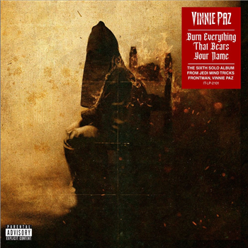 Vinnie Paz - Burn Everything That Bears Your Name (Black with Brown Splatter Gatefold Vinyl 2XLP) - Iron Tusk