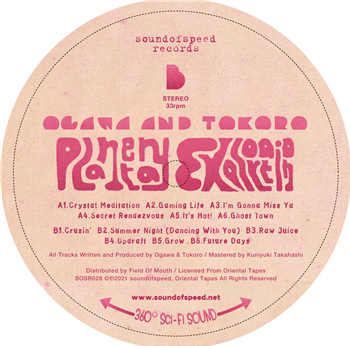 OGAWA & TOKORO - PLANETARY EXPLORATION - SOUND OF SPEED JAPAN OGAWA & TOKORO - PLANETARY EXPLORATION - SOUND OF SPEED JAPAN