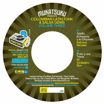 Adolfo Echeverria Y Su Orquesta & Fruko y Sus Tesos - Columbia Latin Funk & Salsa Gems, Volume 3 - Mukatsuku